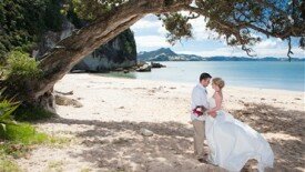 Coromandel Beach Wedding