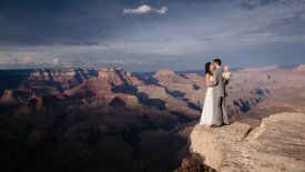 Wedding photography at the Grand Canyon